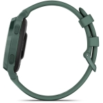 Garmin 010-02891-52 Lily 2 Active 活力版智慧腕錶 (野生綠, 搭配矽膠錶帶)